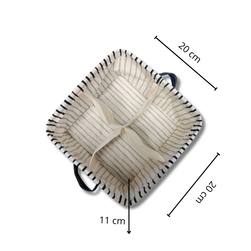 Cos textil cu sectiuni 20х20х11 cm
