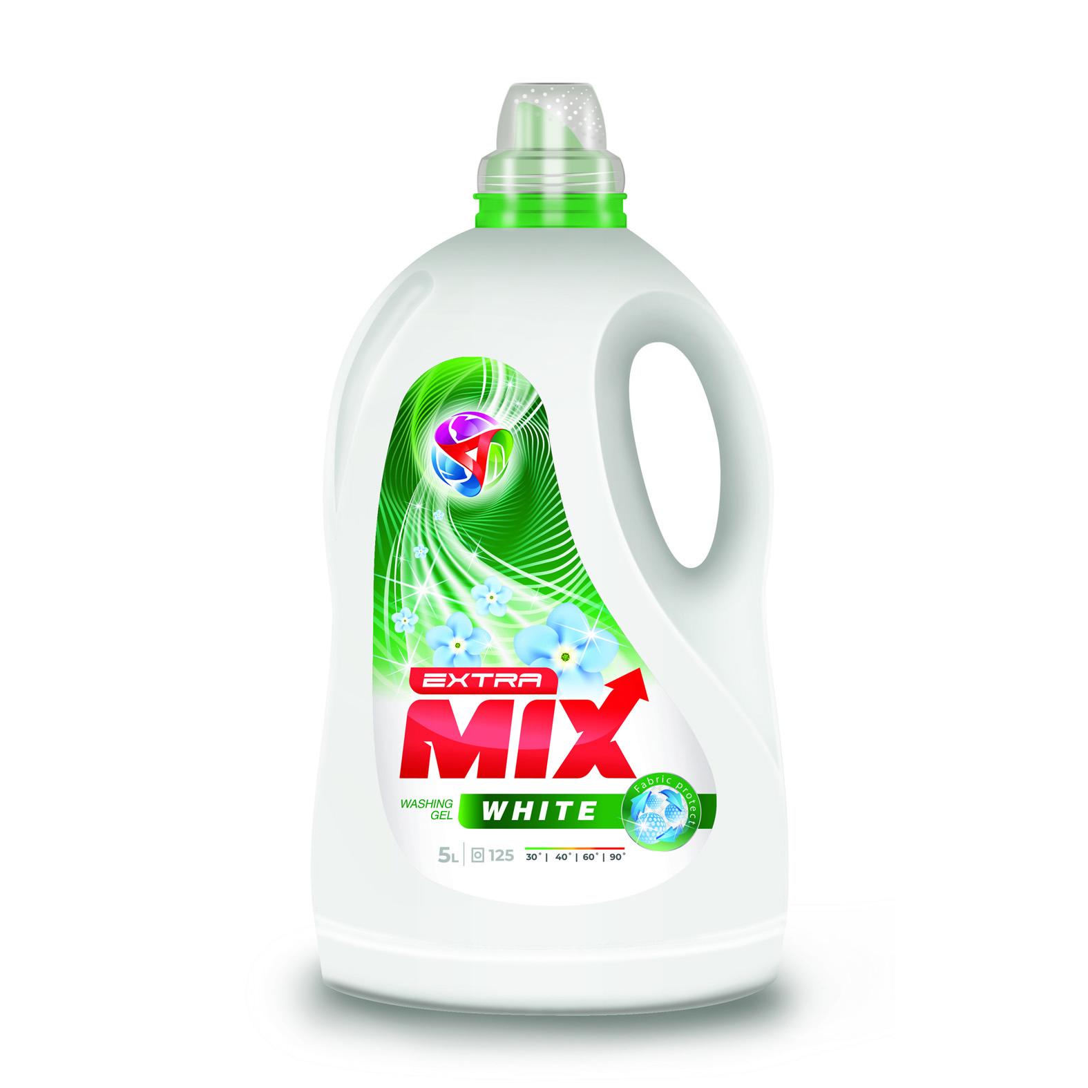 Extra Mix White 5 L / detergent lichid rufe albe si colorate