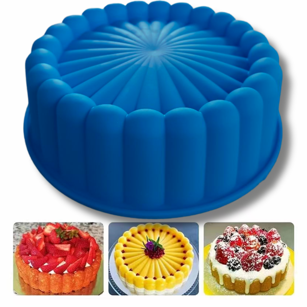 Forma de copt tarta, silicon 20 x 6 cm