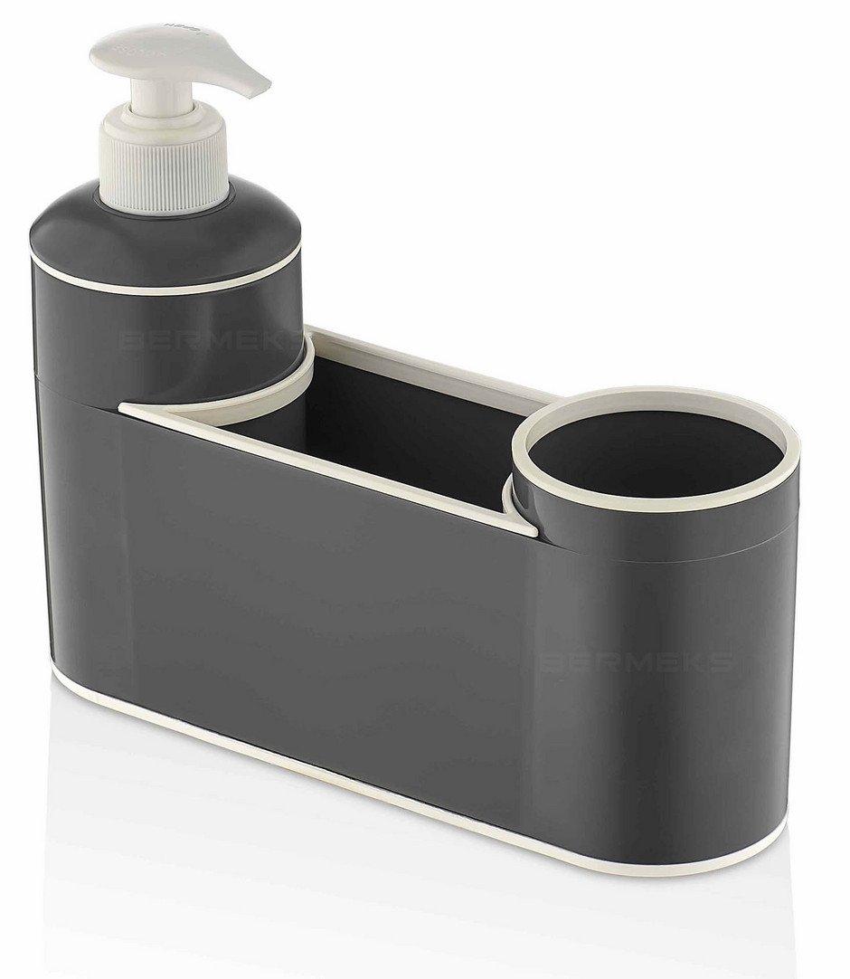 Dozator sapun cu organizator 3in1 250ml SunPlast