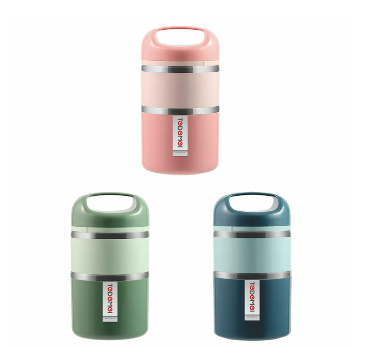 Termos alimentar cu 3 farfurii TEDEMEI 1,130ml