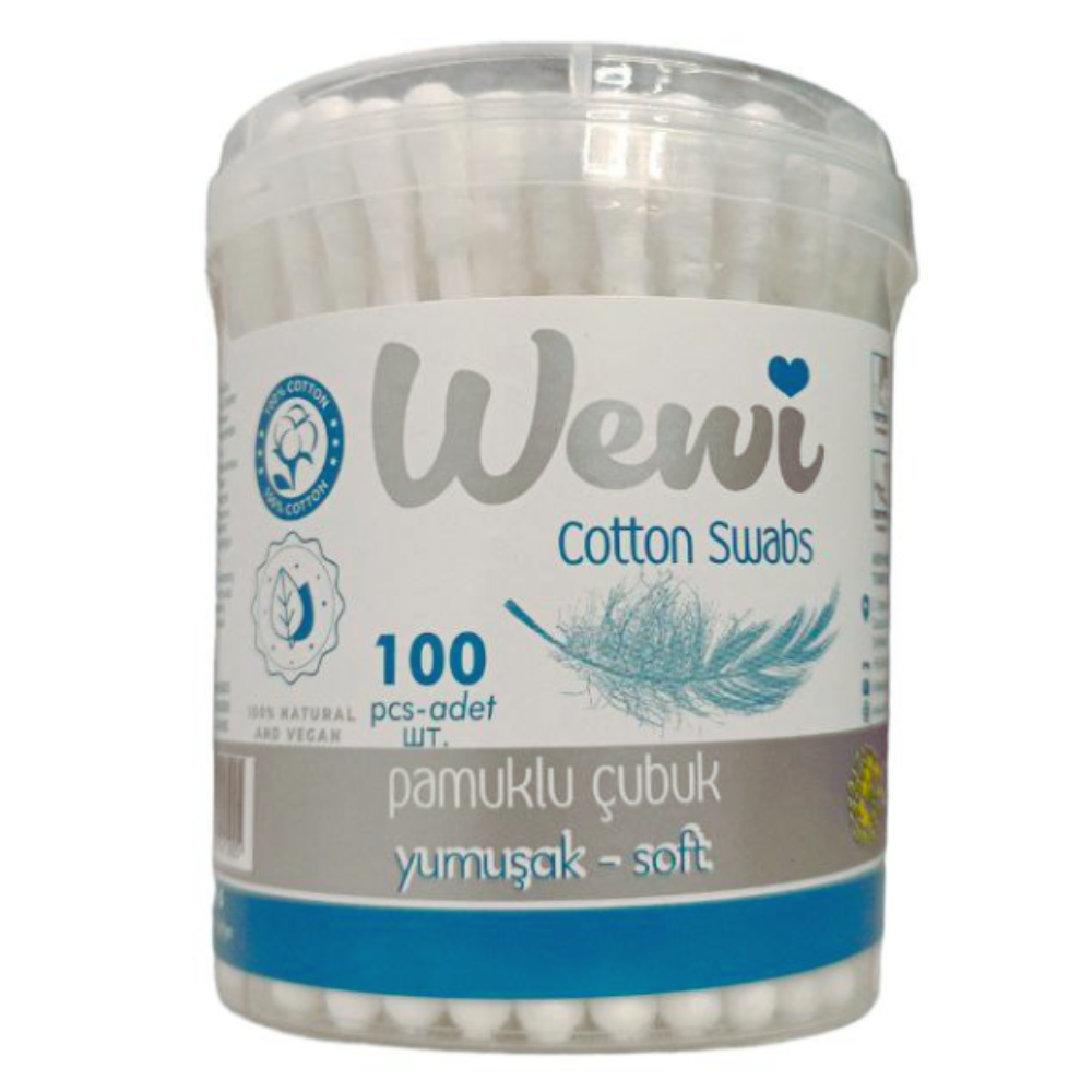 Betisoare de urechi  Wewi 100 buc