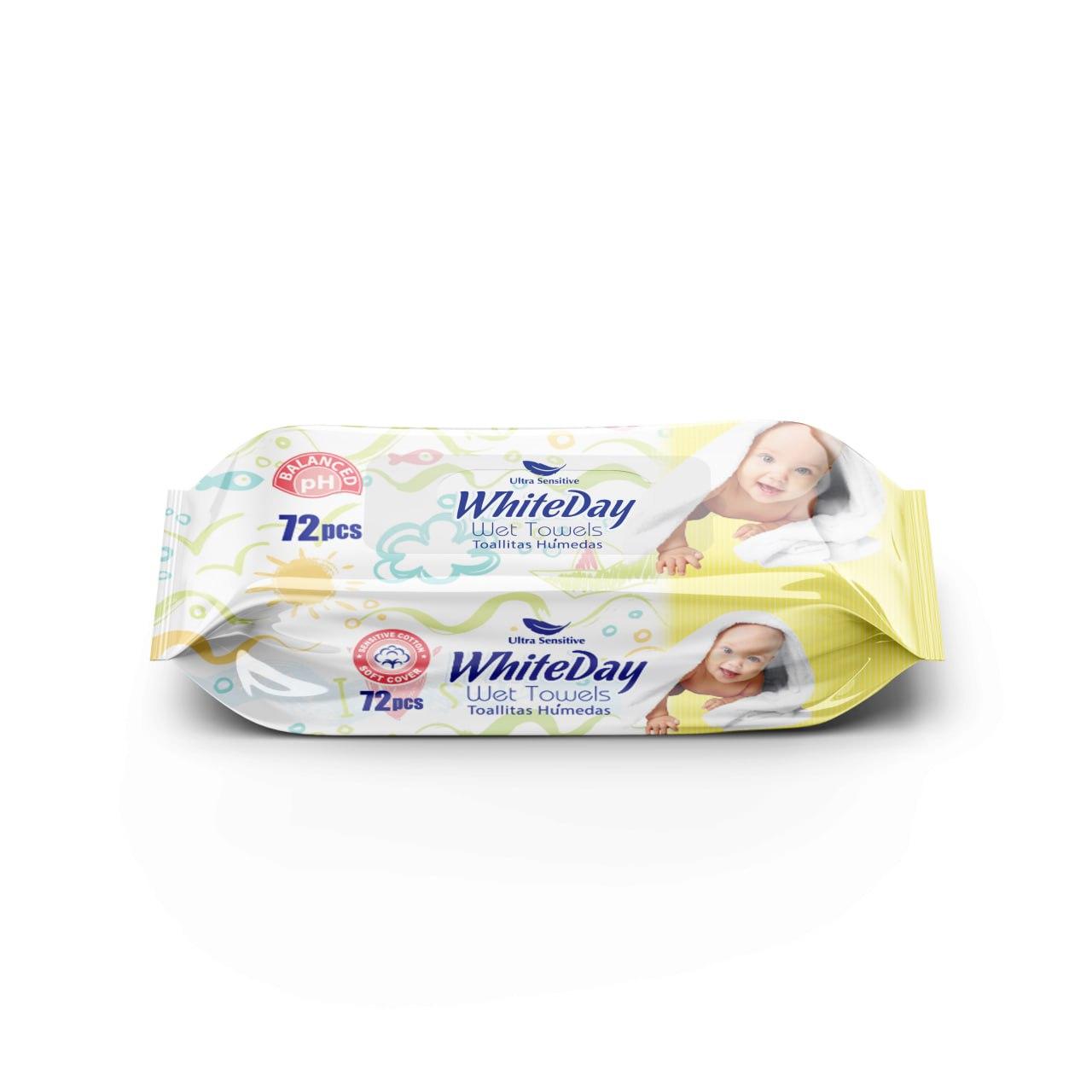 Servetele umede White Day Eco 72 buc