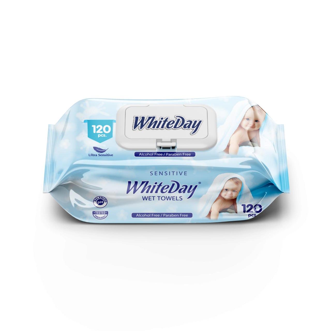 Servetele umede White Day Eco 120 buc