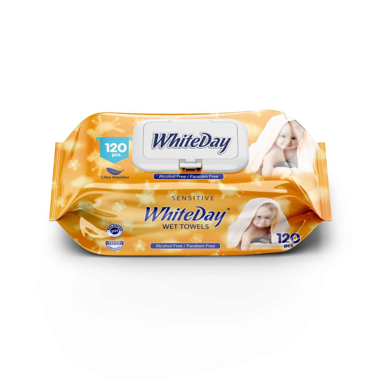 Servetele umede White Day Eco 120 buc
