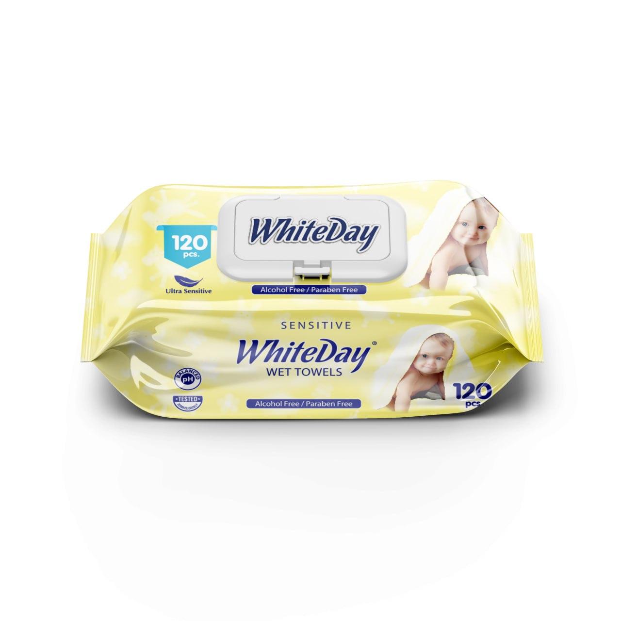 Servetele umede White Day Eco 120 buc