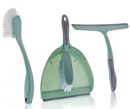 Set pentru curatenie Clean star / matura, faras, peri, perie pentru ferestre