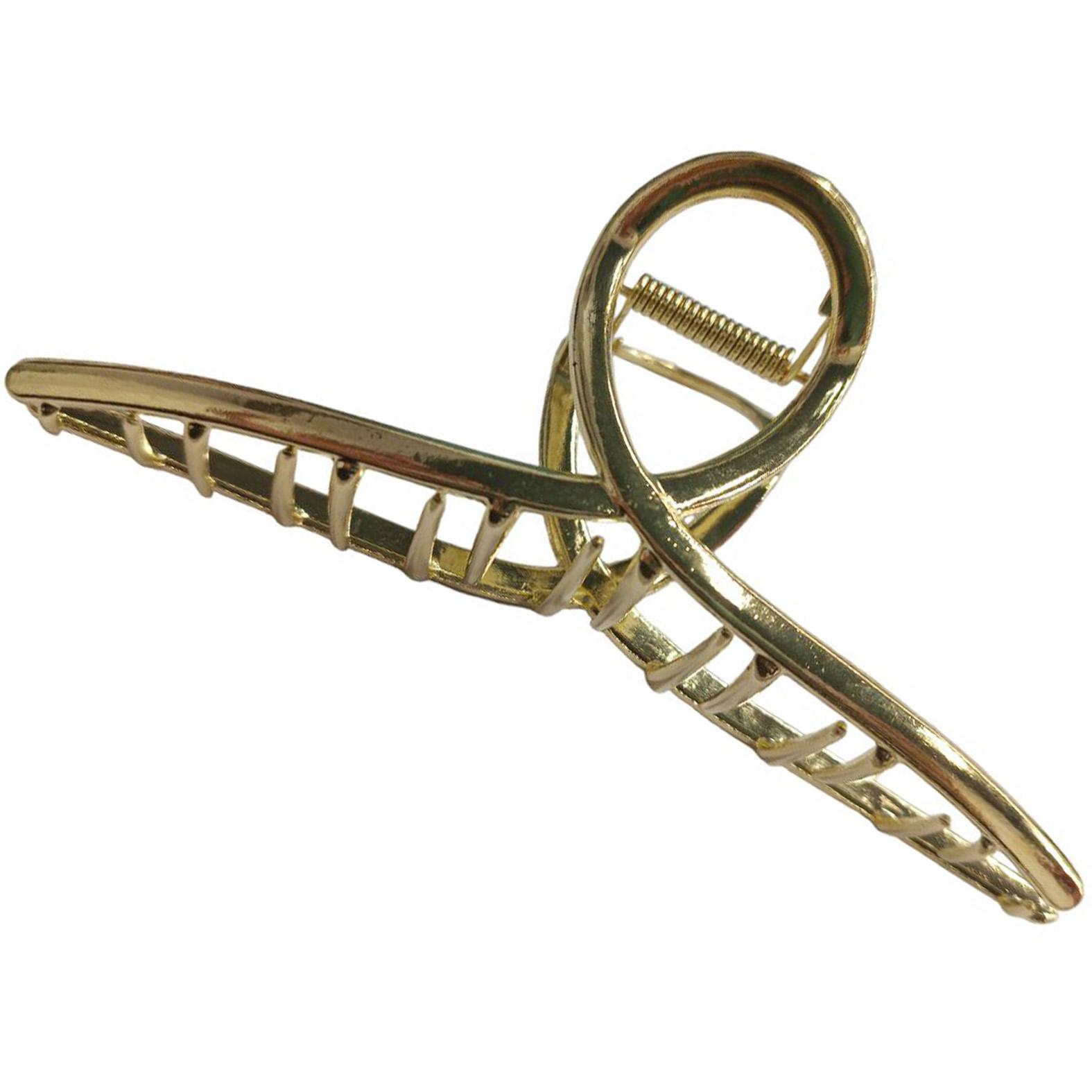 Agrafa de par metal auriu 13,5cm