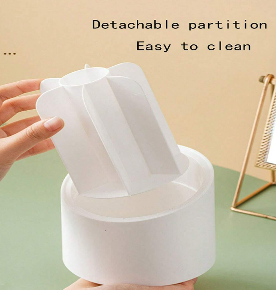 Organizator rotativ pentru accesorii cosmetice