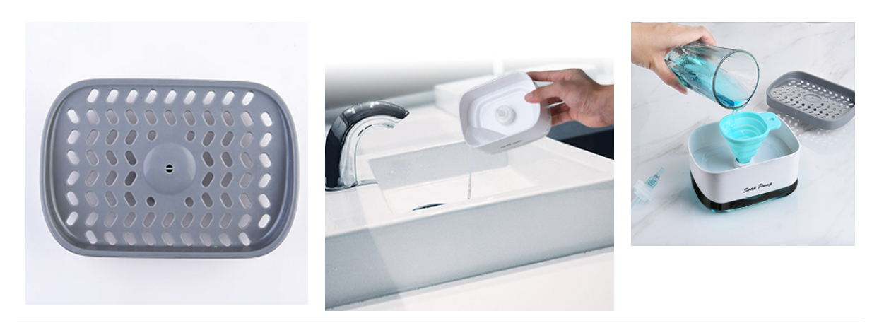 Dozator cu burete pentru detergent vase Soap Pump