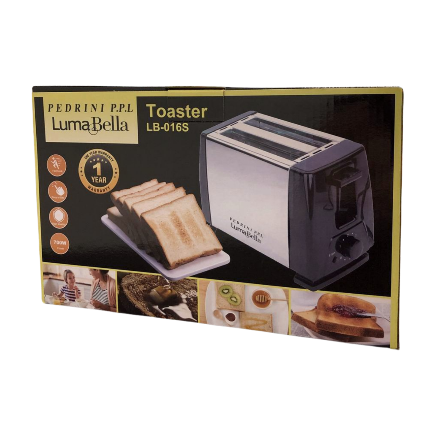 Prajitor de paine 700W LumaBella LB-016S
