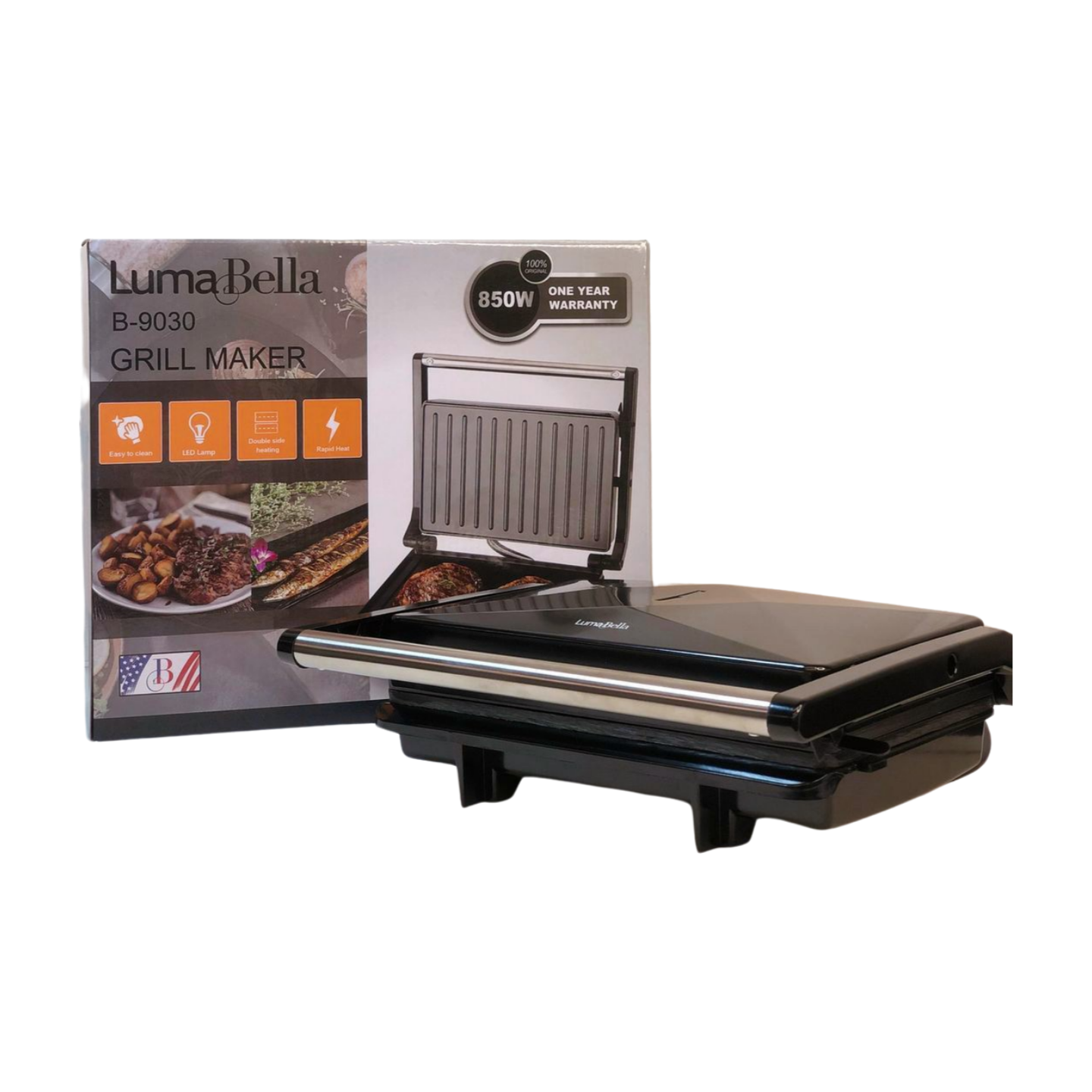 Гриль электрический 850W LumaBella B-9030