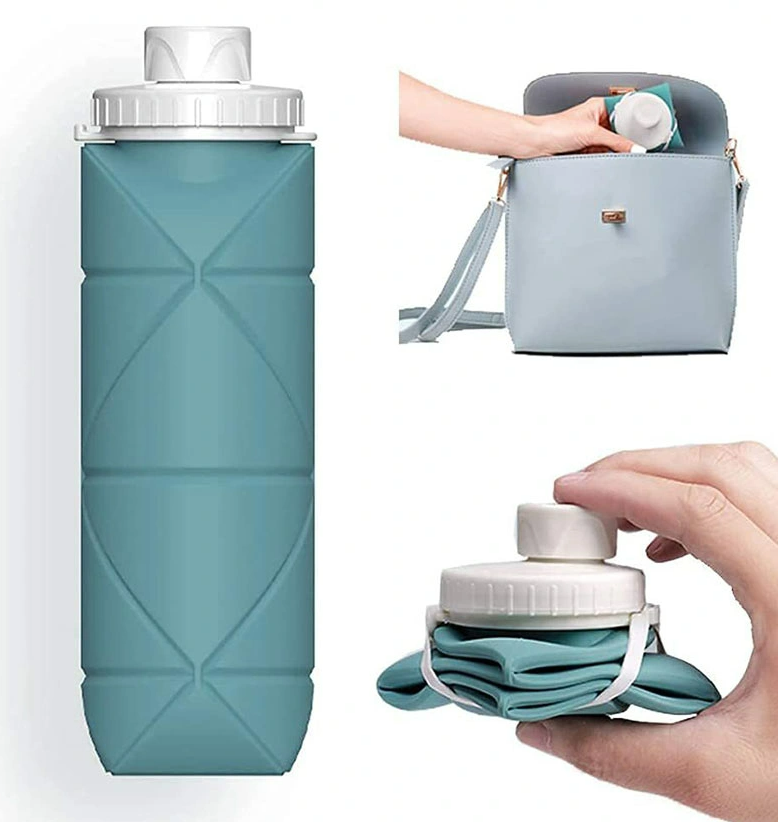 Sticla pliabila din silicon 600 ml