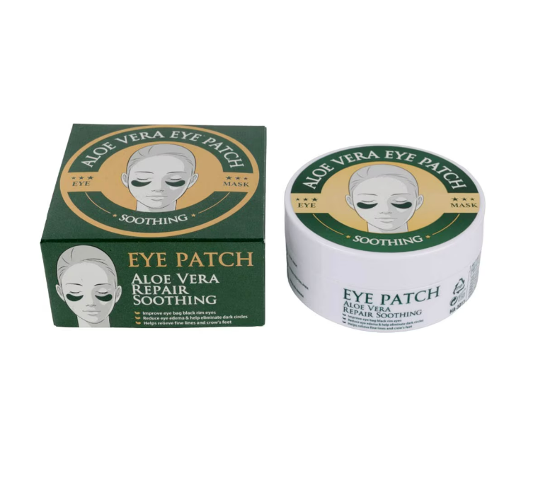 Патчи для глаз с алоэ 60шт, Wokali Eye Patch