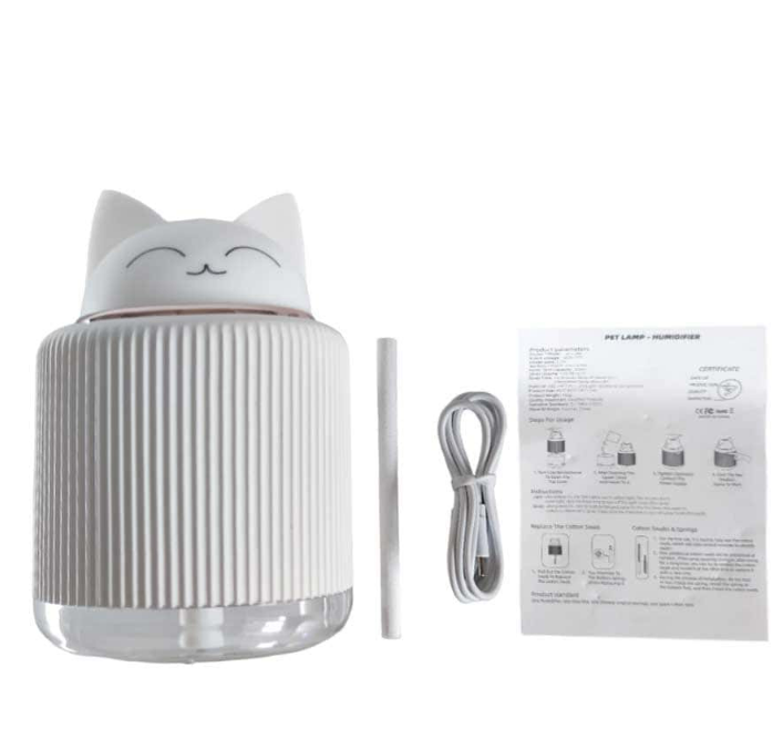 Umidificator de aer cu iluminare Kitty 300 ml