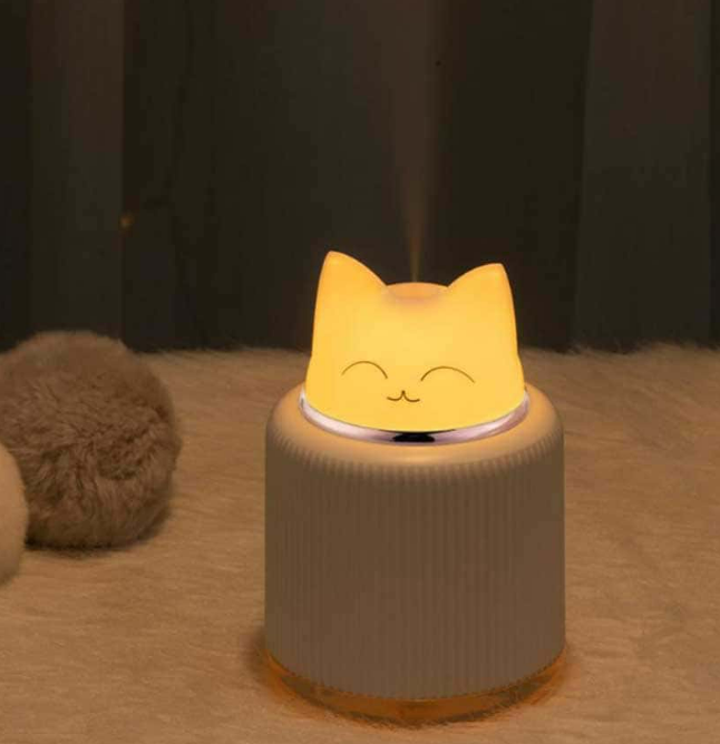 Umidificator de aer cu iluminare Kitty 300 ml