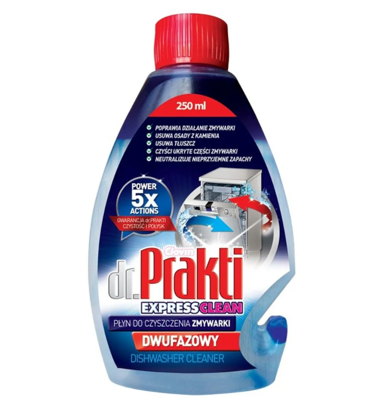 Solutie pentru curatare masina de spalat vase dr. Prakti 250ml