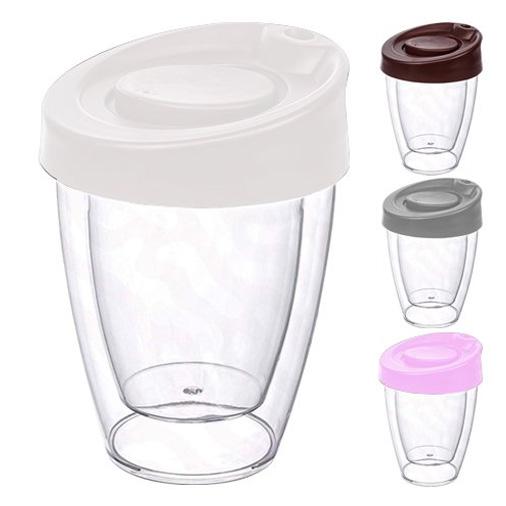 Pahar cu pereti dubli si capac 250ml URVE
