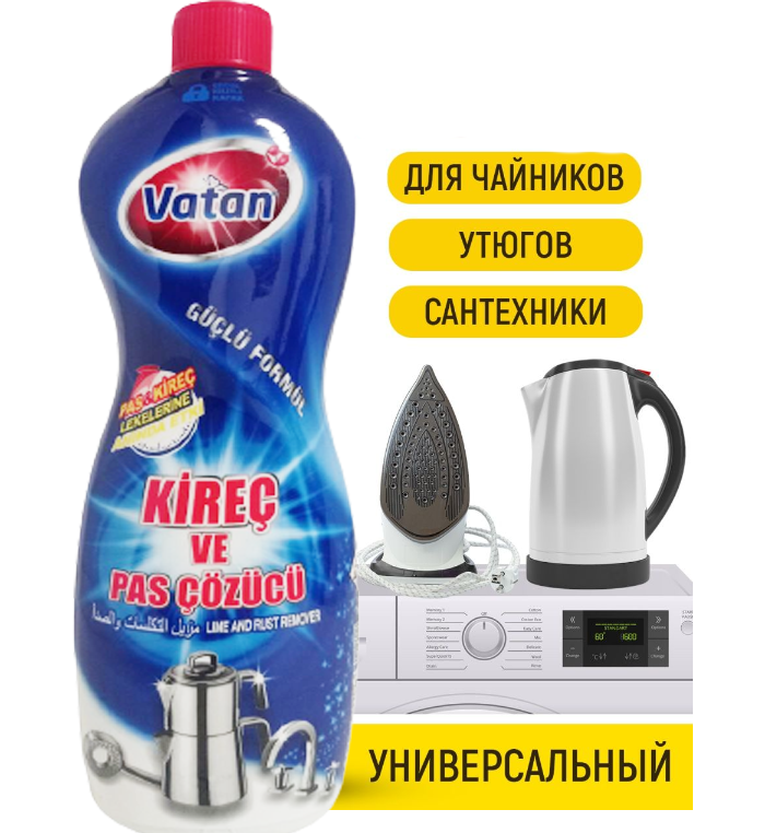 Solutie anti calcar si anti rugina Kirec Ve Pas Cozucu VATAN 1Lit