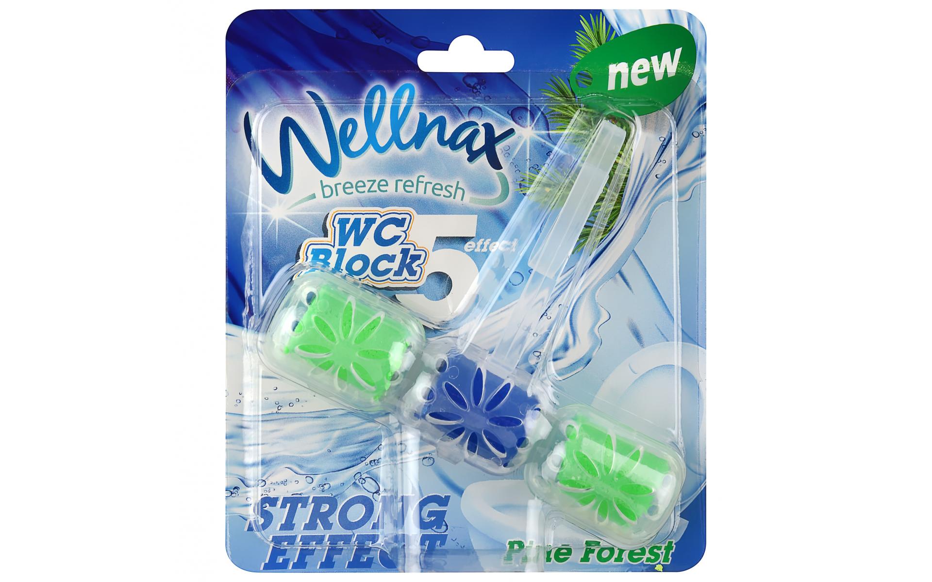 Sapun pentru vasul de toaleta Wellnax  effect 5  Pine Forest  57gr