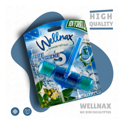 Sapun pentru vasul de toaleta 5 Blue Hygiene Wellnax Eucaliptus 50g gel