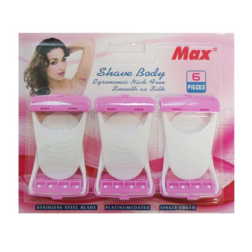 Aparat de ras pentru femei Max (set 6 buc)