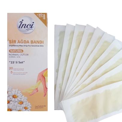 Benzi cu ceara pentru epilare corp 20buc Inci Natural