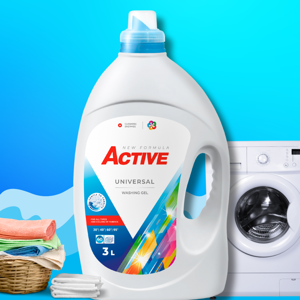 Detergent lichid  Active Universal (universal) 3Lit