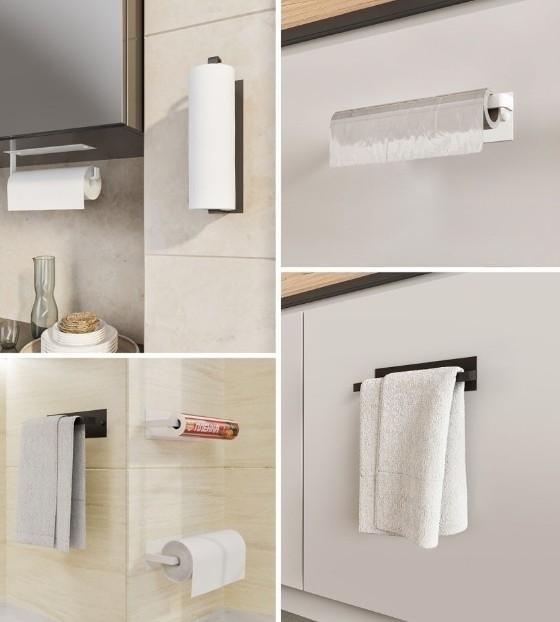 Suport metalic pentru prosop de hirtie Home