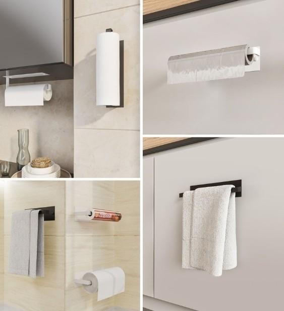 Suport metalic pentru prosop de hirtie Home