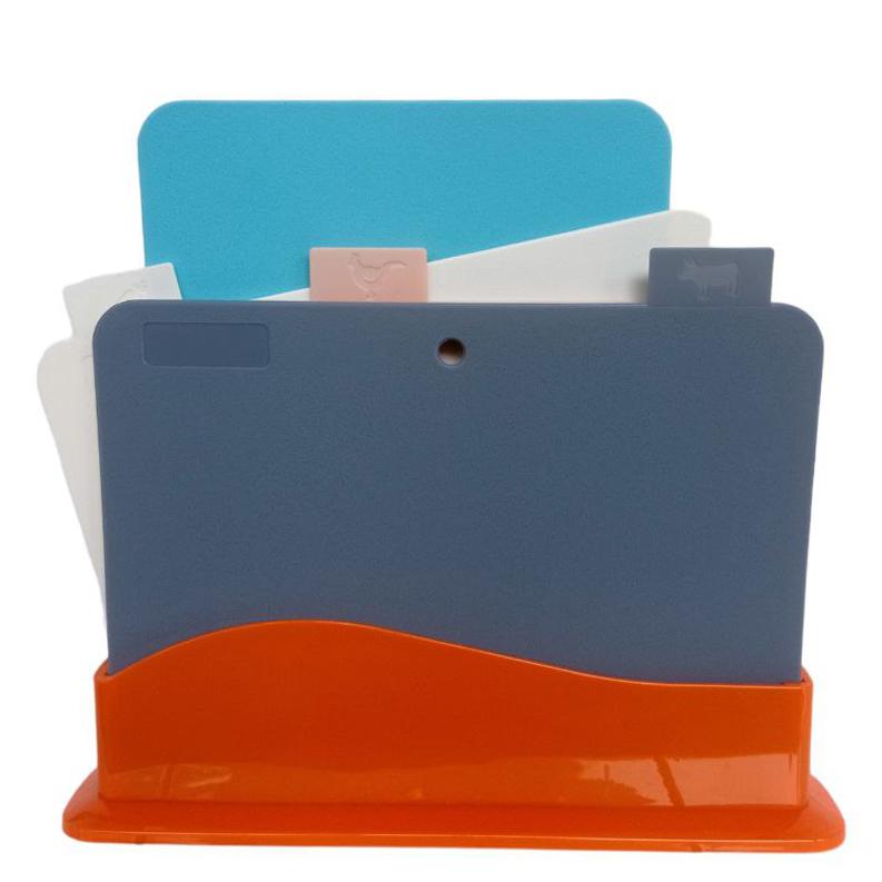 Tabla de tocat cu suport Сhopping Board Set  4buc