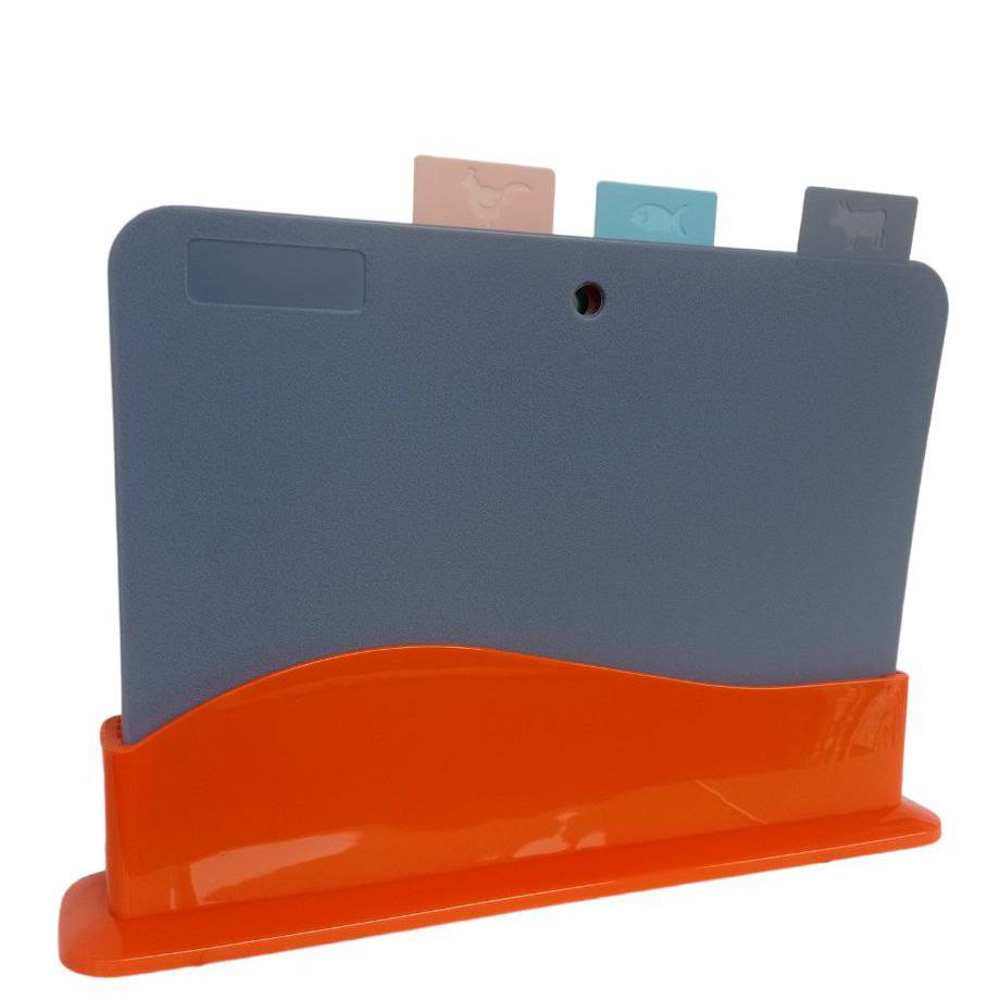 Tabla de tocat cu suport Сhopping Board Set  4buc
