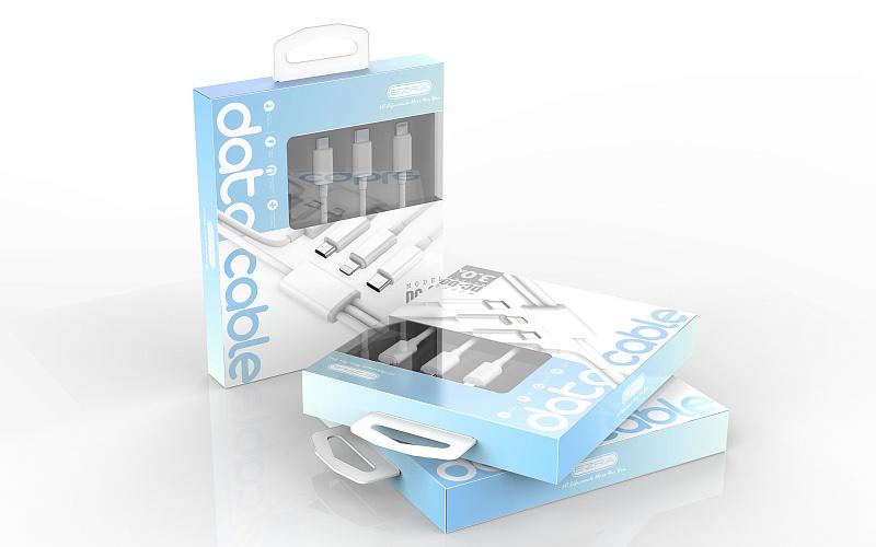 Cablu USB  Ezra 3 in 1  (1.2m)