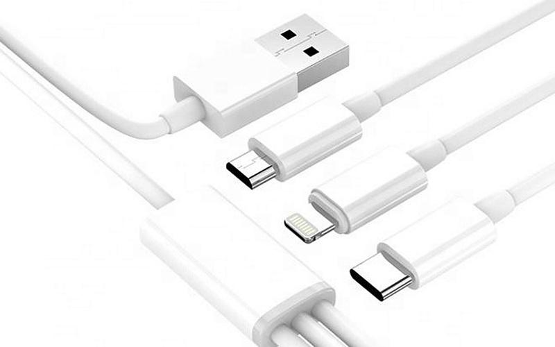 Cablu USB  Ezra 3 in 1  (1.2m)