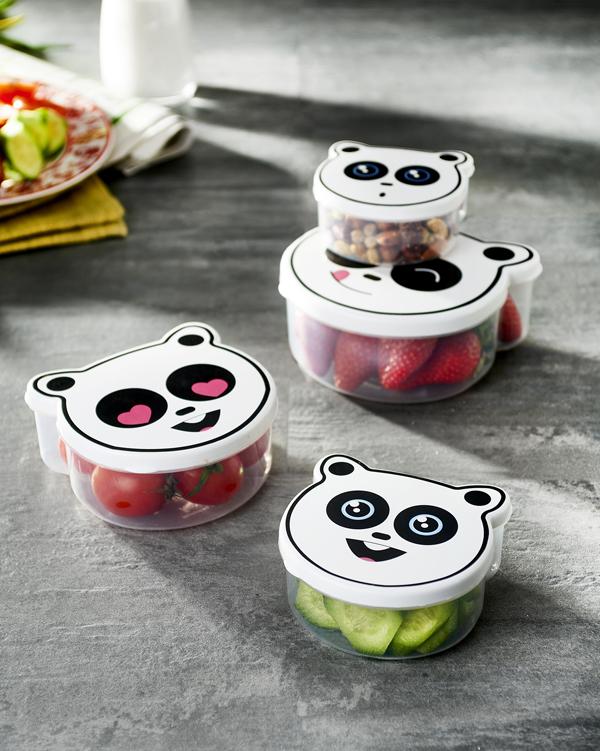 Caserole Gondol Panda set 4buc (g680)