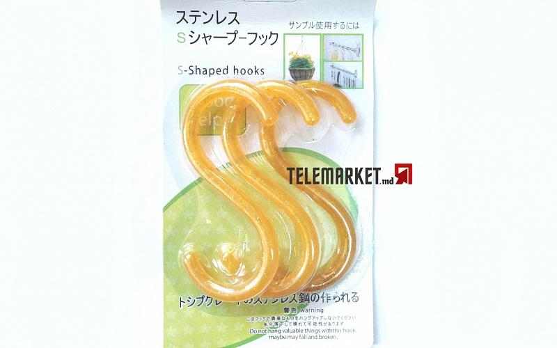 Set cîrlige 2,5kg - 3buc S-Shaped hooks