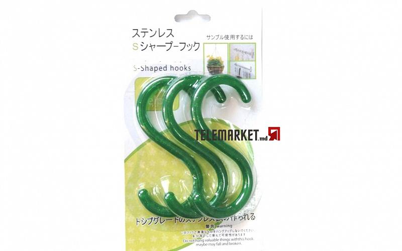Set cîrlige 2,5kg - 3buc S-Shaped hooks