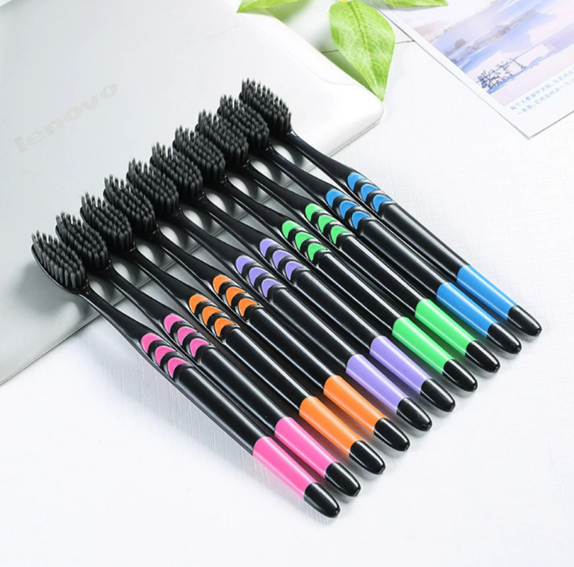 Set de 10 periute de dinti cu peri moi Manais Toothbrush