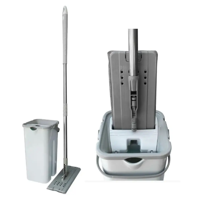 Set Caldare cu Mop Elegant, Zambak Plastic
