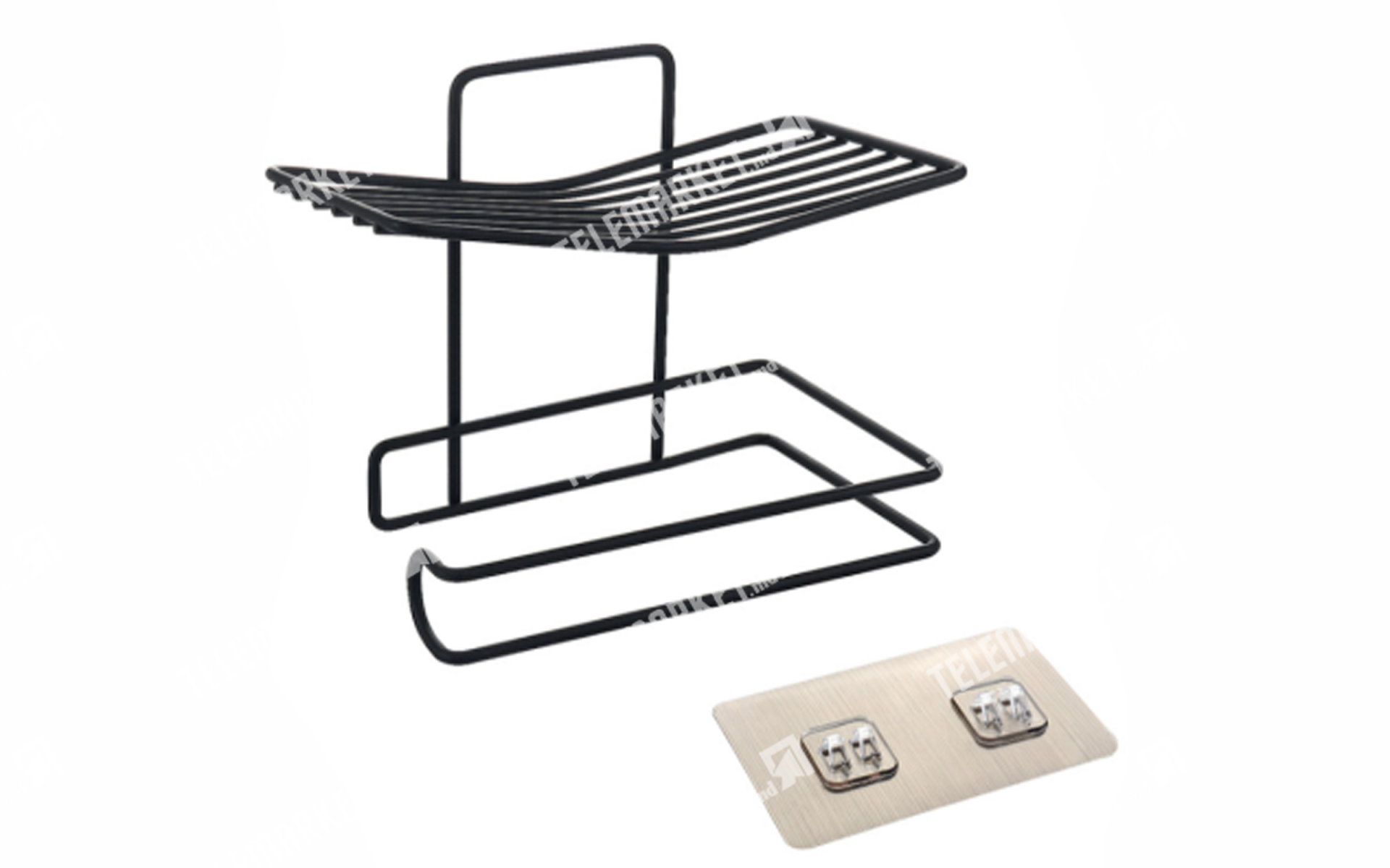 Polita universala metal Black 18*14*9cm