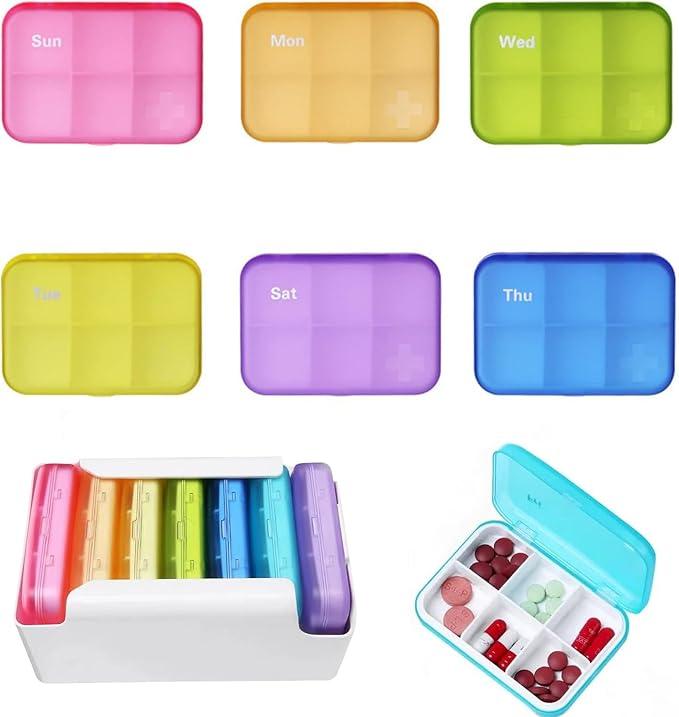 Organizator pastile, 6 zile  (6х8,5см)