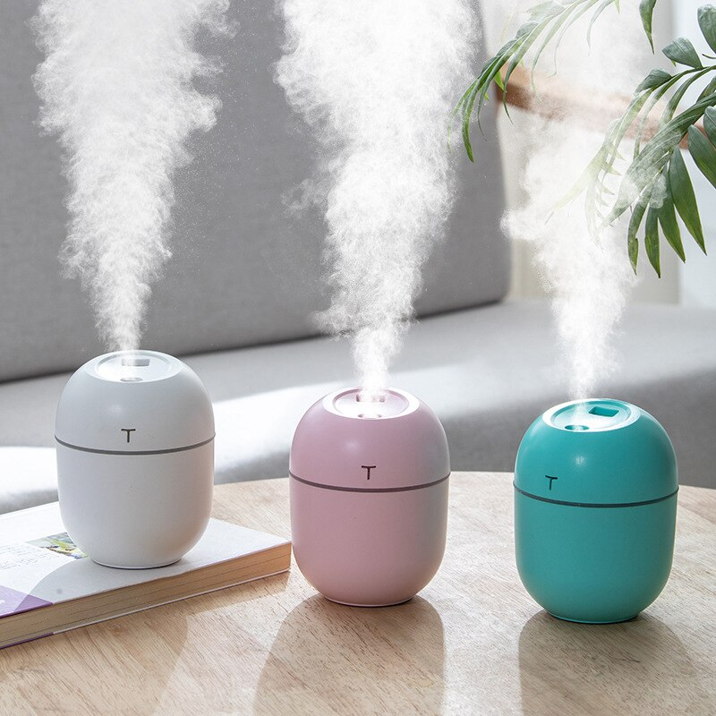 Umidificator de aer mini Colorful Egg, 300ml