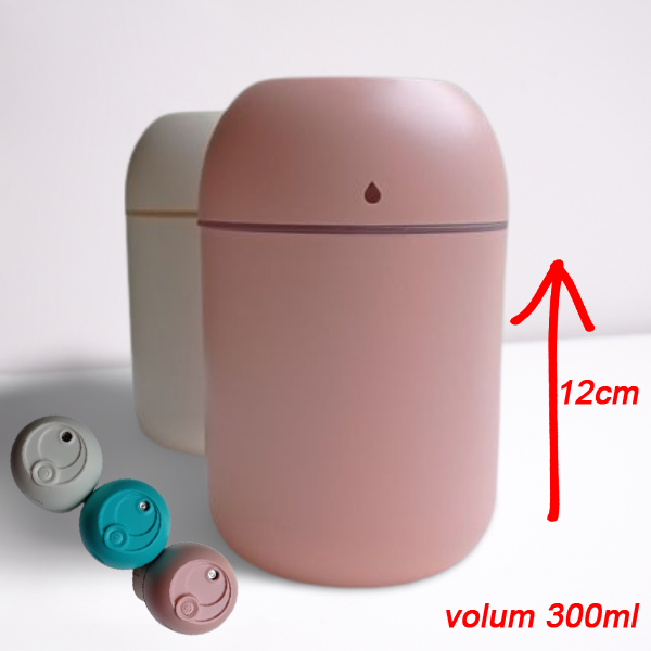 Umidificator de aer mini Colorful Egg, 300ml