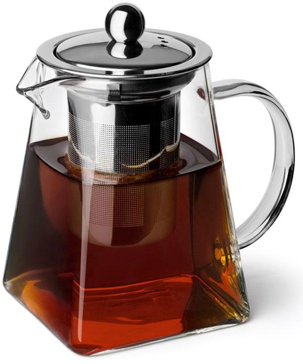 Ceainic cu infuzor U.TE, sticla, rezistent la foc, 750ml