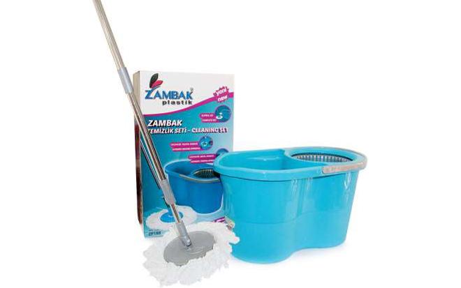 Mop rotativ + căldare cu centrifugă Zambak 17Litri