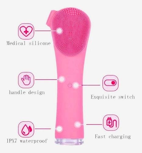 Peria de curățare facială din silicon  LSM-616 Cleanser