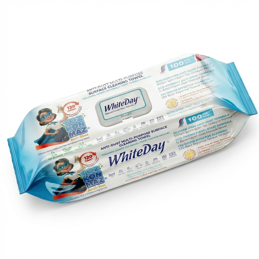 Servetele umede pentru curatenie - universale White Day TOZ KONMAZ  100 buc