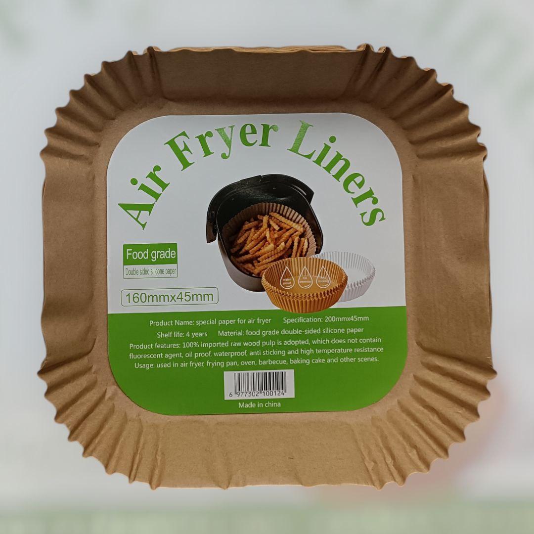 Hirtie pentru friteuza, patrata, 16 х 4.5 cm, 50 buc