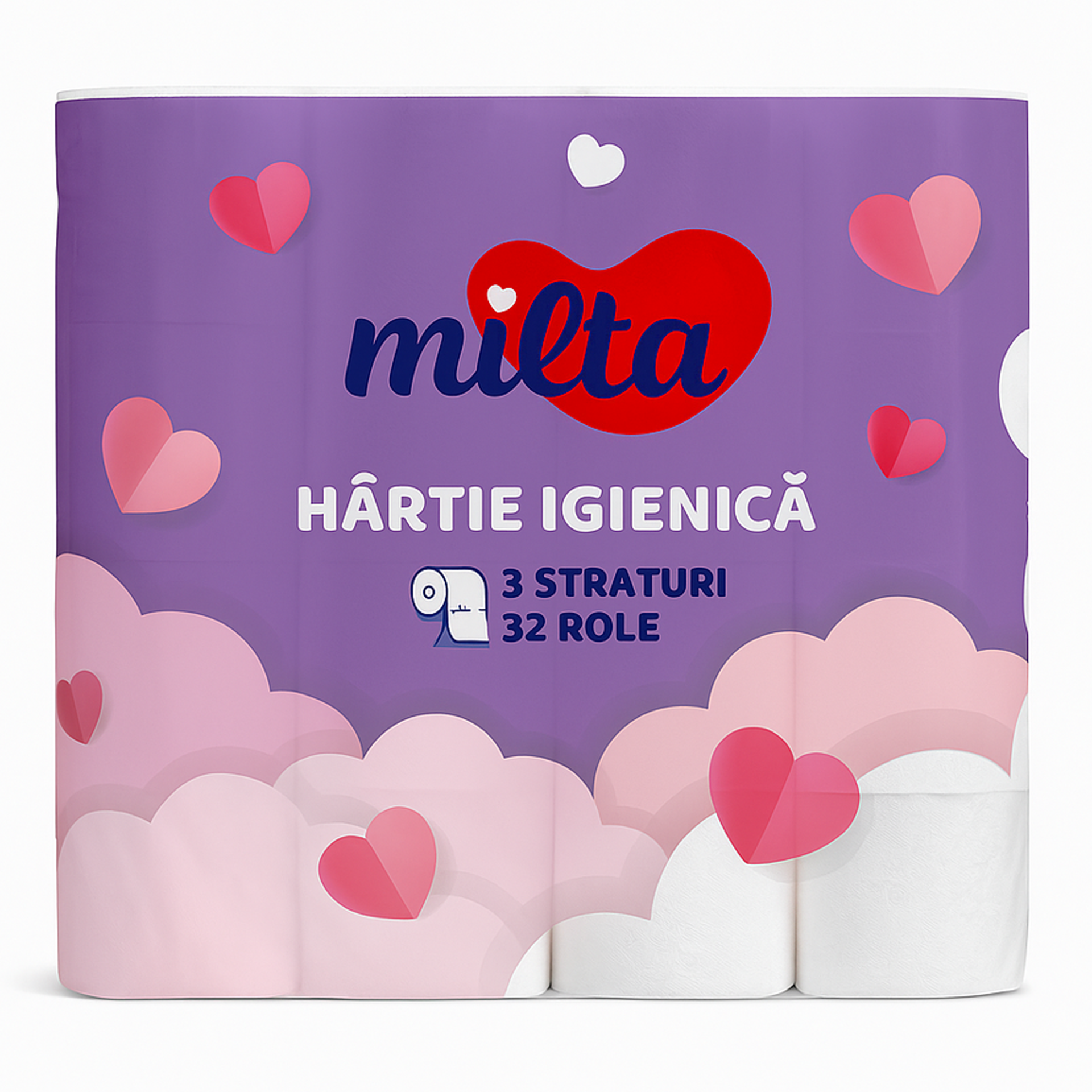 Hirtie igienica MILTA 32 role 3 str
