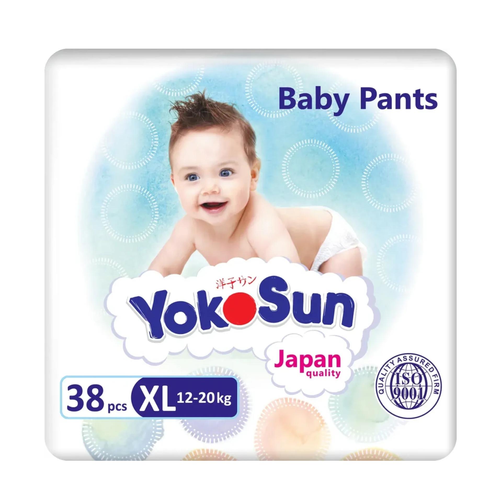 Scutece-chilotel pentru copii YokoSun Japan Quality  (12-20 kg), XL, 38 buc